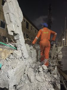 One Dead, Three Rescued in Lagos Building Collapse