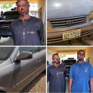 FCT Police Arrest Pastor, Accomplice over Interstate Car Theft, Recover Vehicle