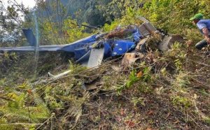 Helicopter Crash-lands in Igbokoda, Ondo state